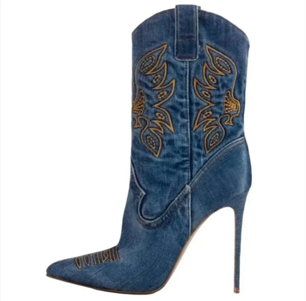 Women Fashion Ankle/Knee High Western Boots
