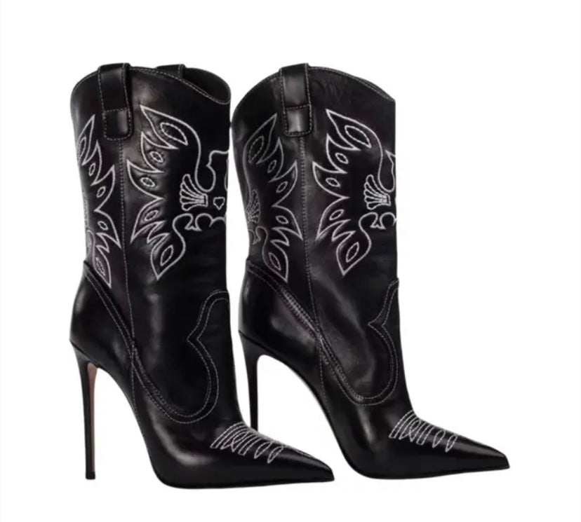 Women Fashion Ankle/Knee High Western Boots