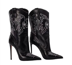 Women Fashion Ankle/Knee High Western Boots