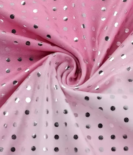 Women Sexy Off The Shoulder Pink Bling Gradient Dress