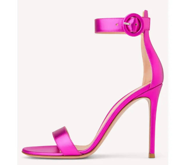 Women Open Toe Fashion High Heel Ankle Strap Sandals