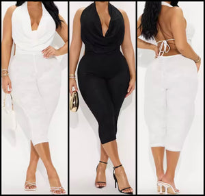 Women Sexy Halter Sleeveless Open Back Lace Romper