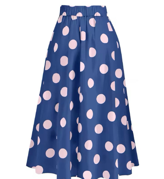 Women Fashion Bow Color Patchwork Polka Dot Swimsuit Cover Up Set
