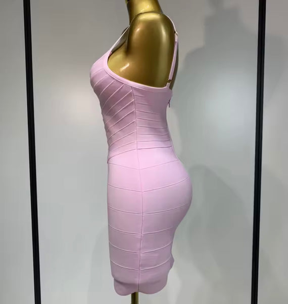 Women Sexy Sleeveless Bandage Dress