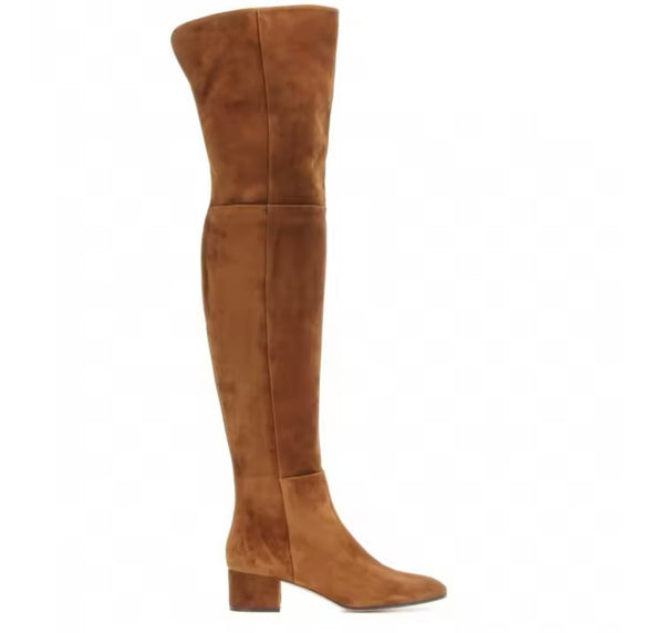 Women Fashion Color Suede Over The Knee Boots