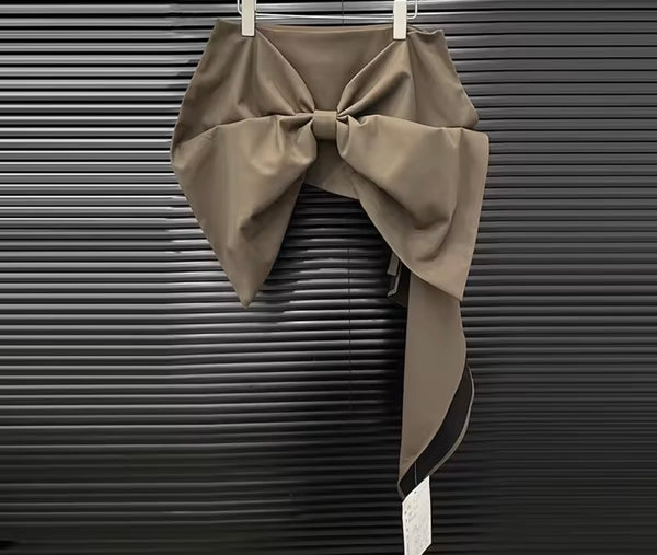 Women Sexy Fashion Bow Short Skirt