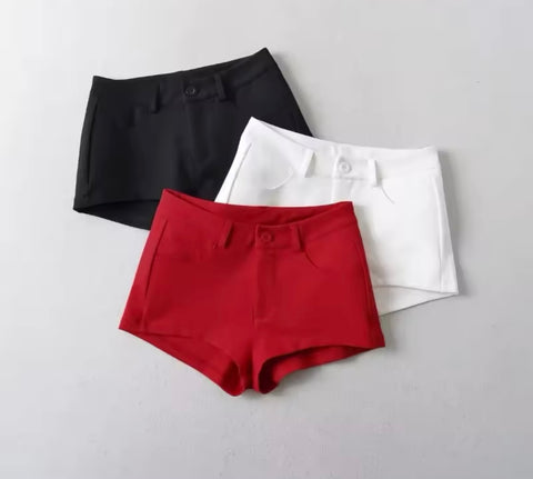 Women Color Fashion Mini Shorts