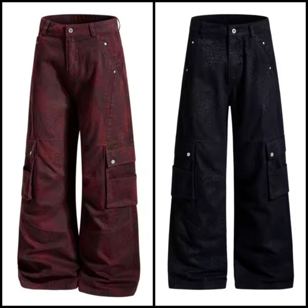 Women Leopard Print Fashion Denim Pants