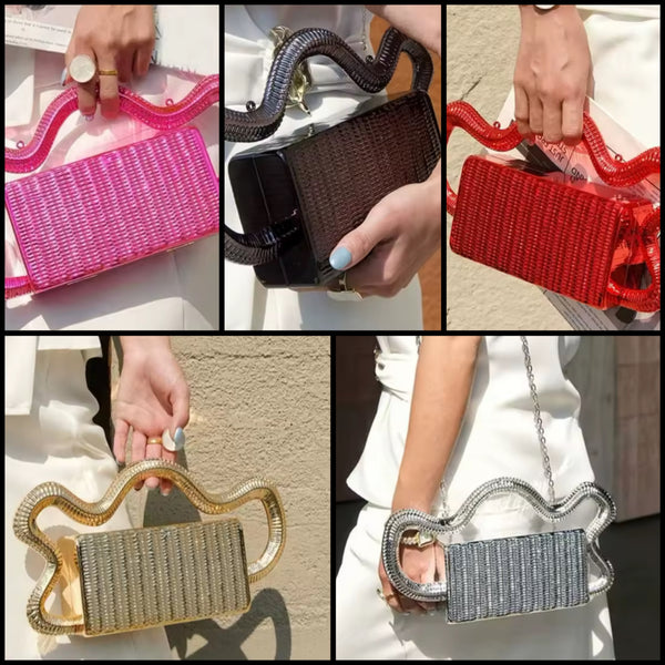 Women Fashion Color Handbag Purse