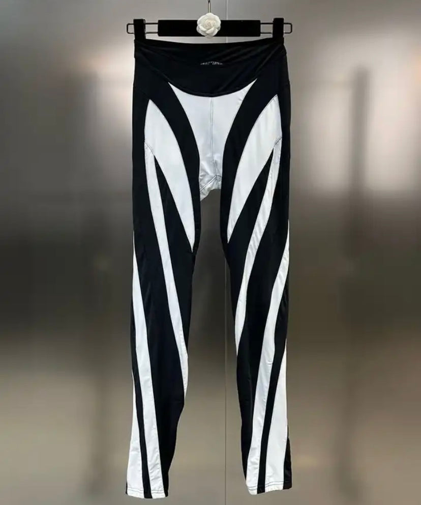 Women Color Patchwork Fashion Pants