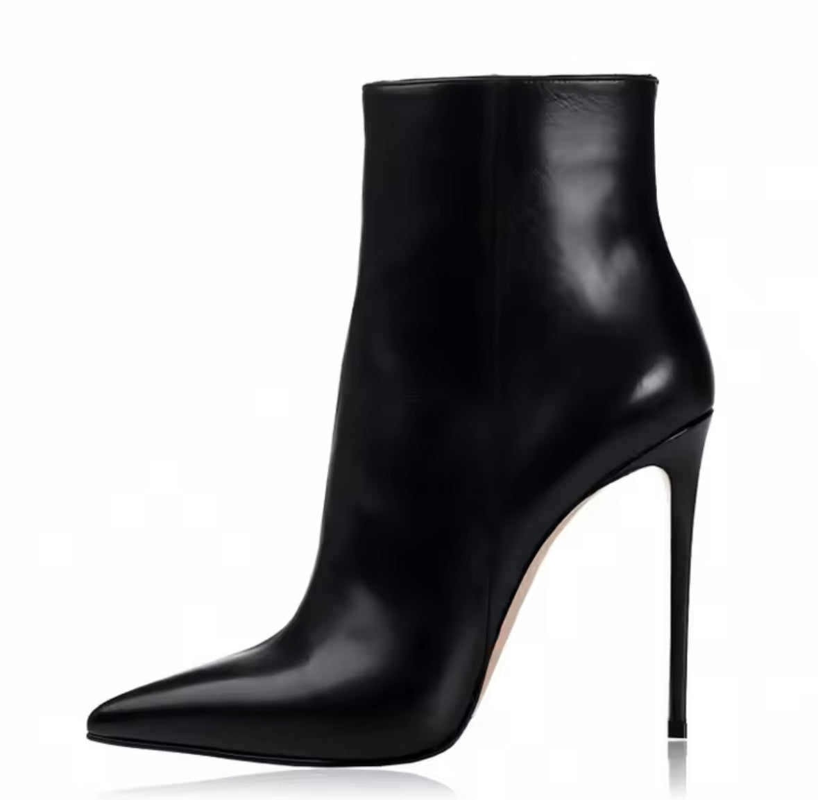 Women Fashion Color High Heel Faux Leather Ankle Boots