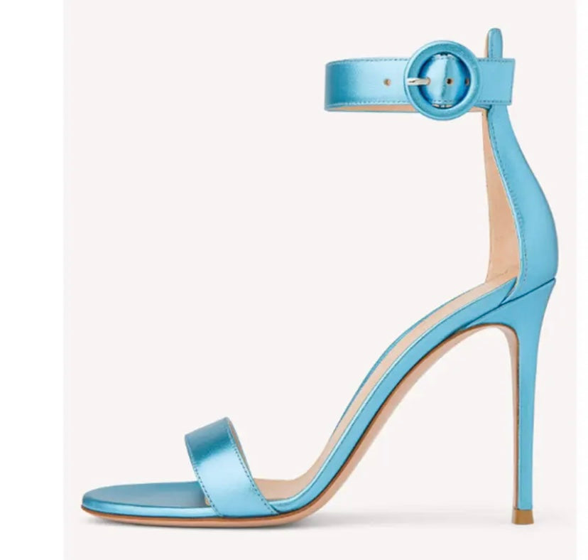 Women Open Toe Fashion High Heel Ankle Strap Sandals