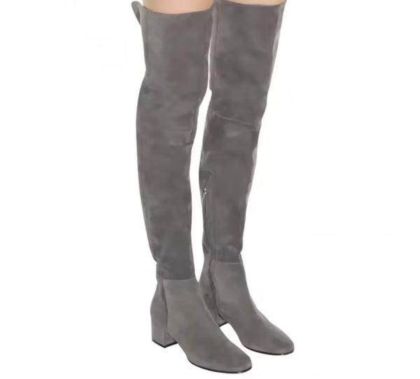 Women Fashion Color Suede Over The Knee Boots