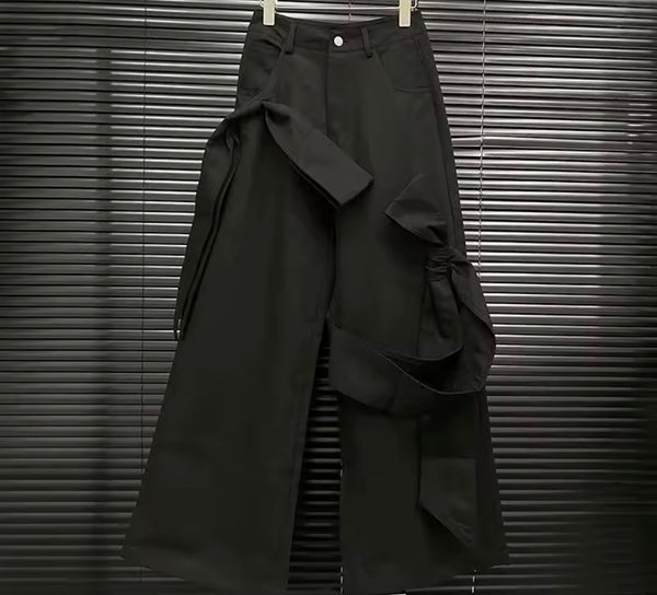 Women Sleeveless Crop Two Piece Wide Leg Pant Set