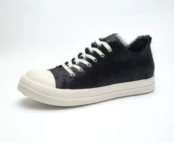 Women Fashion Mohair Lace Up Ankle/Low Sneakers