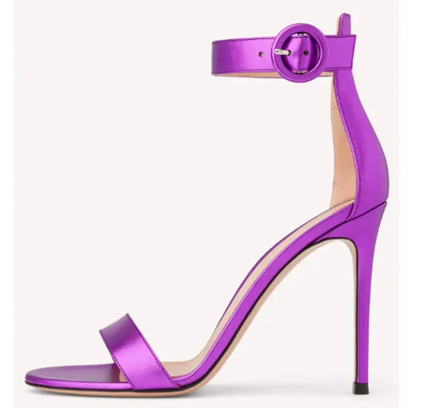 Women Open Toe Fashion High Heel Ankle Strap Sandals