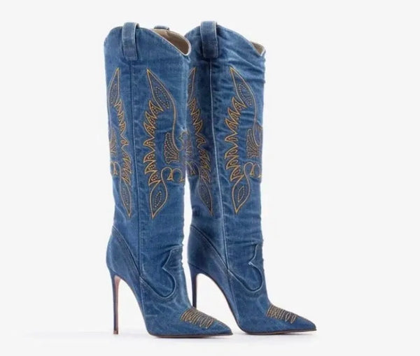 Women Fashion Ankle/Knee High Western Boots