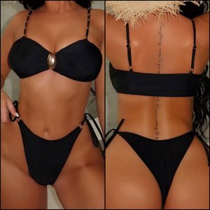 Women Black Sexy Bikini Swimsuit