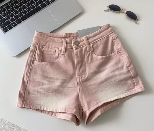 Women Color Fashion Denim Shorts