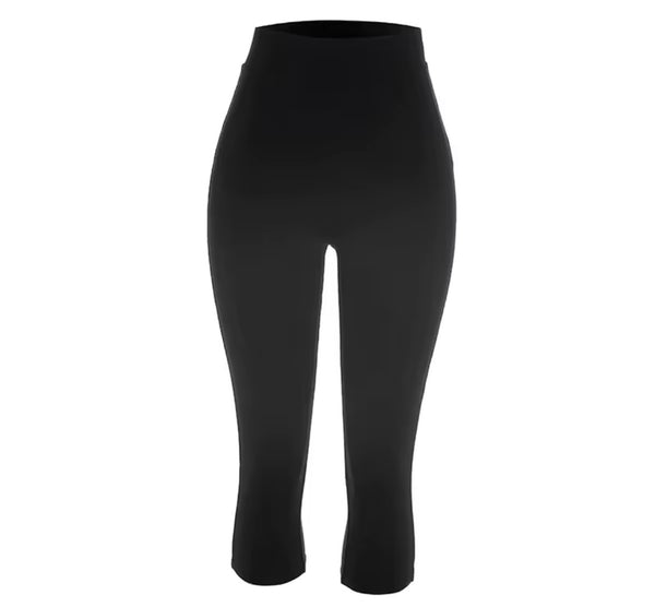 Women Sexy Metal Halter Two Piece Capri Pant Set