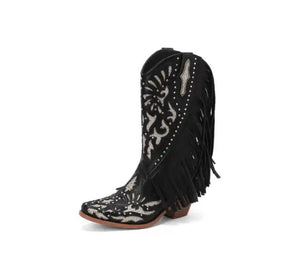 Women Tassel Rivet Fashion Western Boots