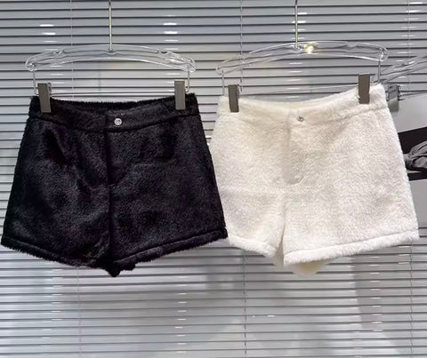 Women Fashion Mohair Shorts