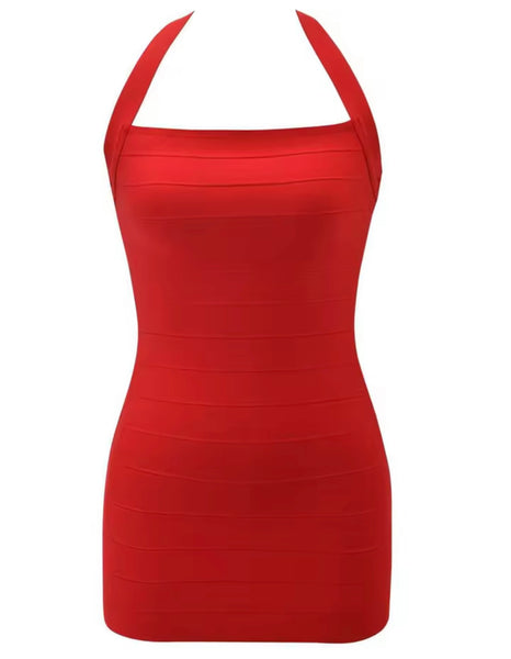 Women Sexy Sleeveless Bandage Short Dress