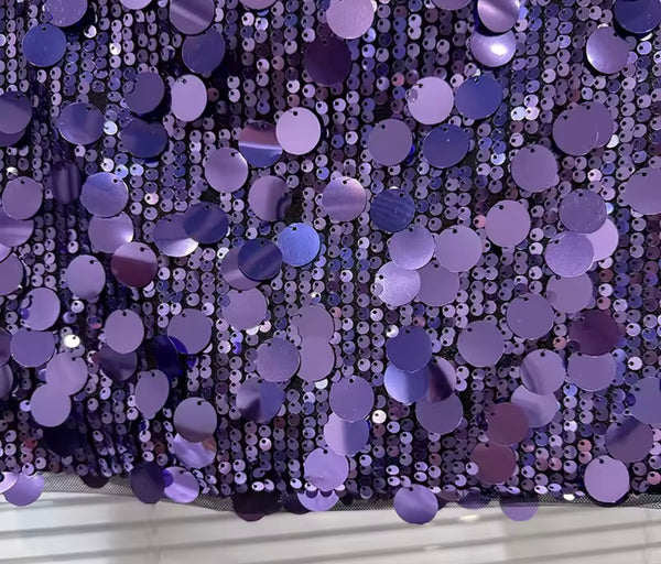 Women Sexy Fashion Purple Sequins Short Skirt