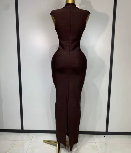 Women Sexy Sleeveless Bandage Maxi Dress