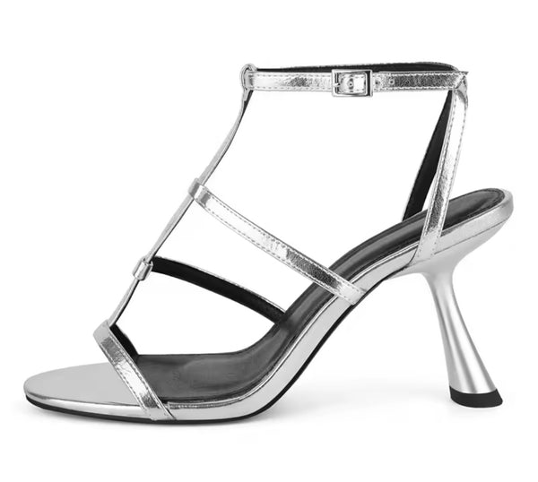 Women Fashion Ankle Buckle Strap High Heel Sandals