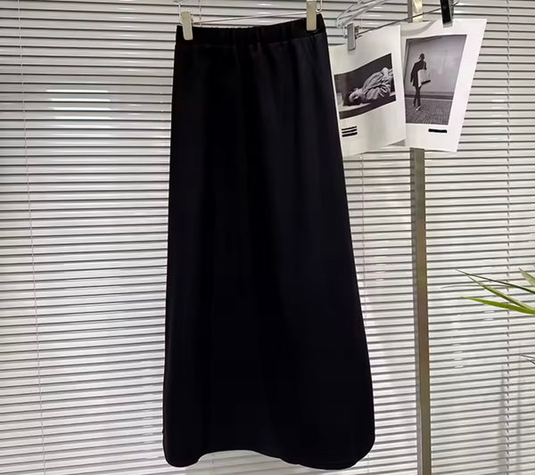 Women Black Rhinestone Collar Short Sleeve Two Piece Maxi Skirt Set