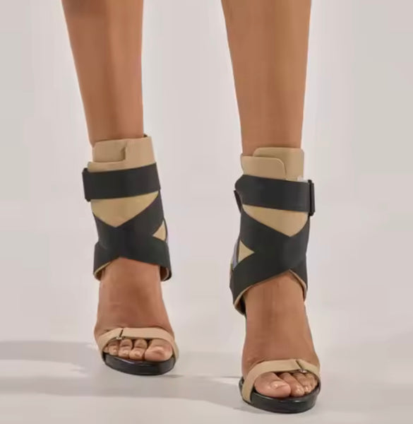 Women Fashion Open Toe Ankle Strap Sandals