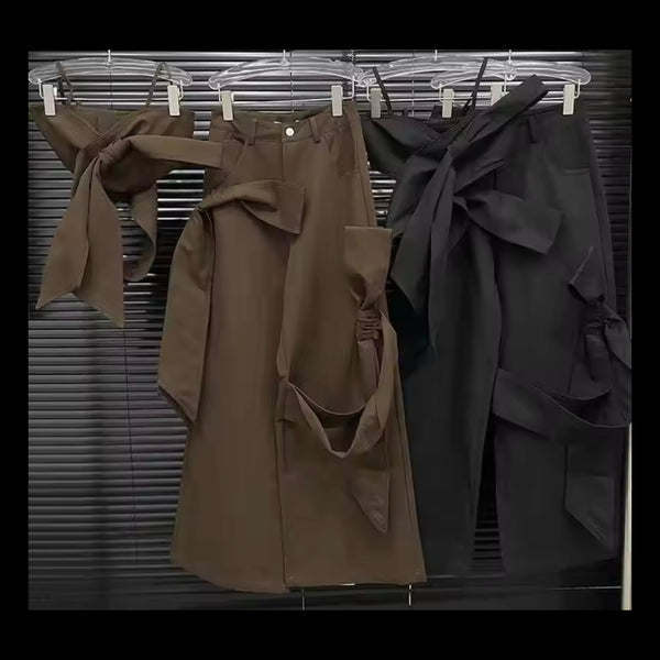 Women Sleeveless Crop Two Piece Wide Leg Pant Set