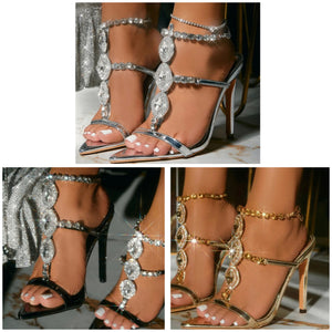 Women Bling Rhinestone Fashion Sandals