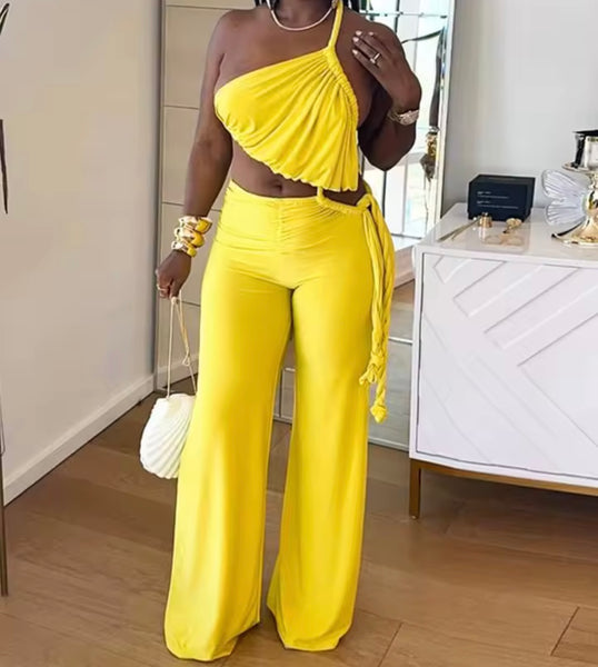 Women Sexy Sleeveless Open Back Color Jumpsuit