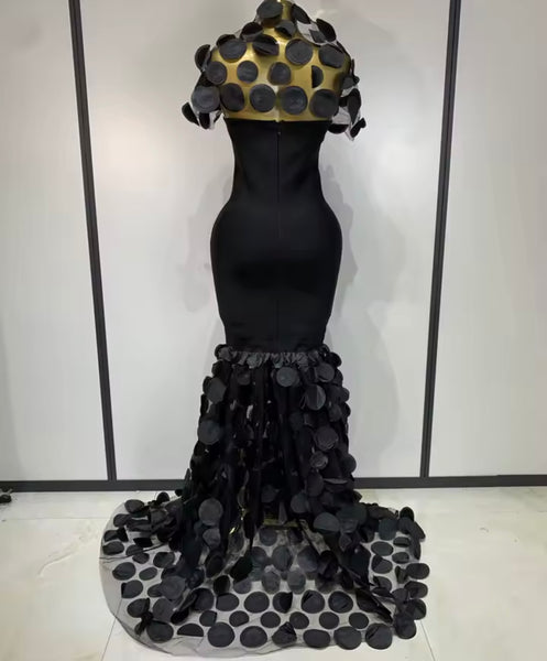 Women Sexy Sleeveless Mesh Patchwork Maxi Dress
