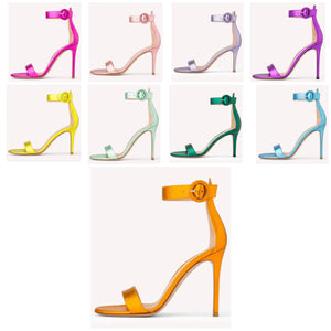 Women Open Toe Fashion High Heel Ankle Strap Sandals