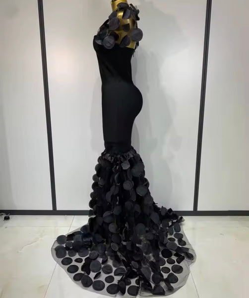 Women Sexy Sleeveless Mesh Patchwork Maxi Dress