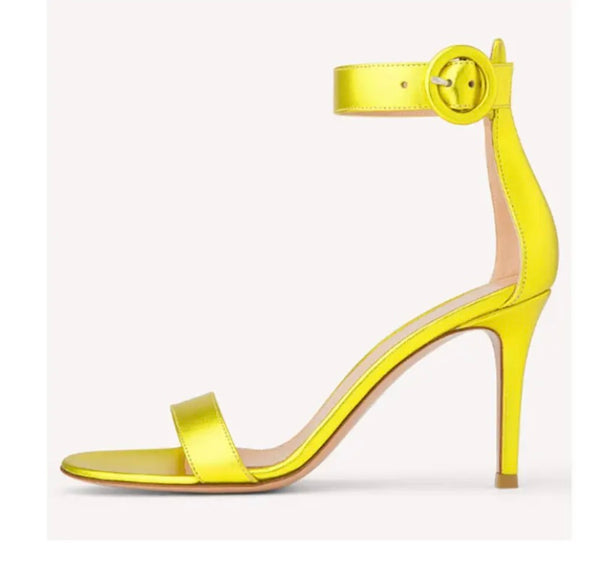 Women Open Toe Fashion High Heel Ankle Strap Sandals