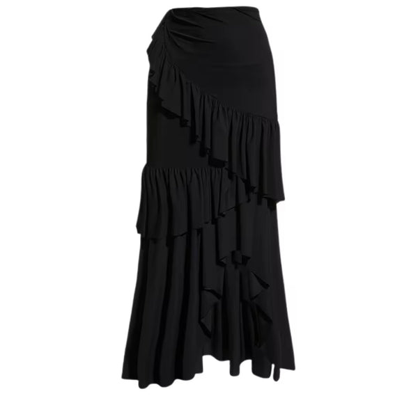 Women Sexy B&W Striped Swimsuit Cover Up Set