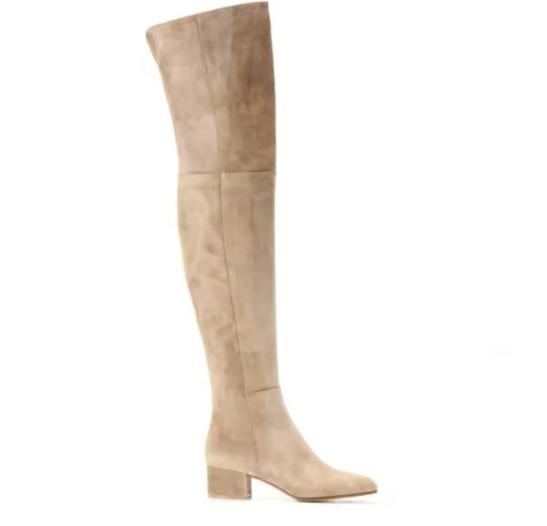 Women Fashion Color Suede Over The Knee Boots