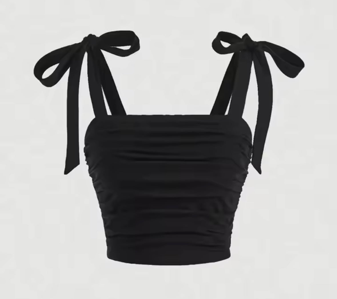 Women Color Tie Up Sleeveless Fashion Crop Top