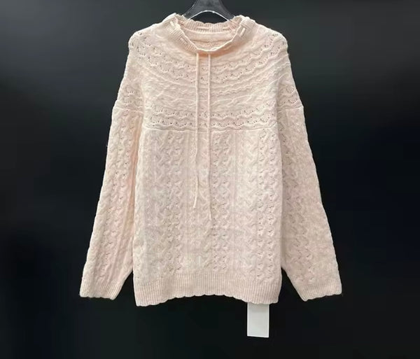Women Fashion Knitted Sweater Two Piece Short Set
