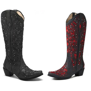 Women Bling Fashion Western Boots