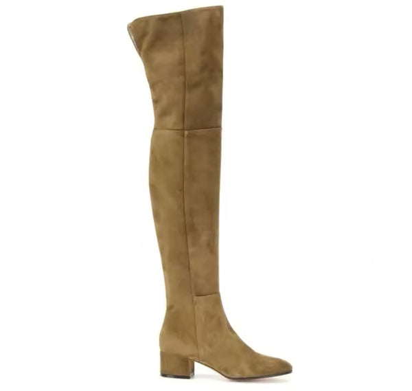Women Fashion Color Suede Over The Knee Boots