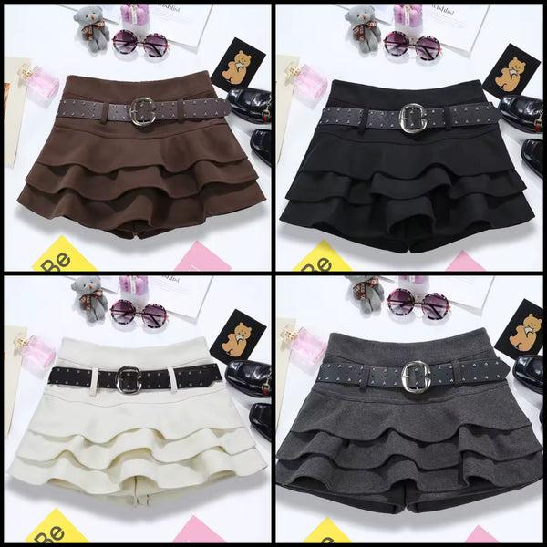 Women Sexy Fashion Ruffled Skirt