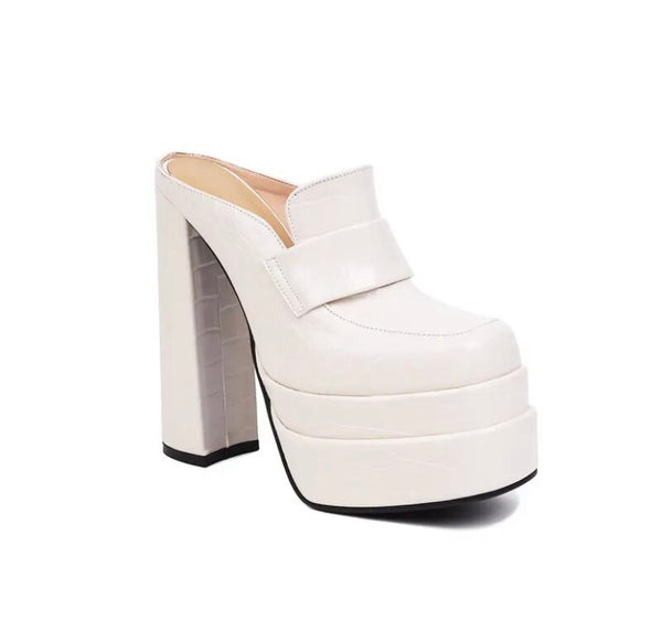 Women Fashion Faux Leather Platform Shoes