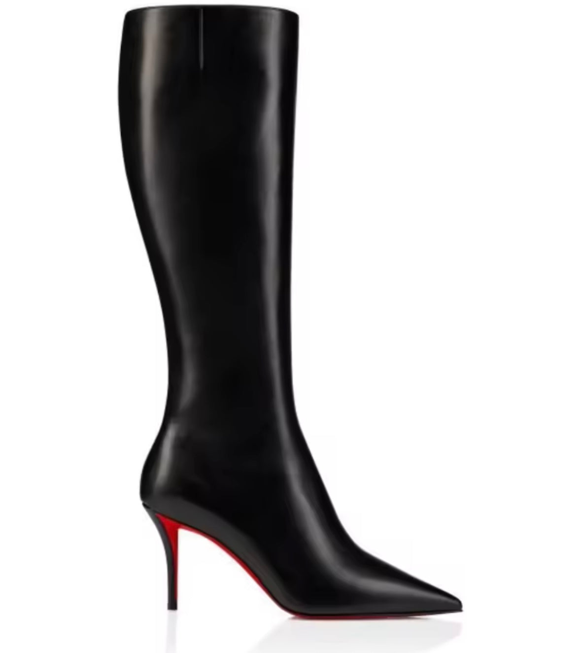 Women Fashion Leopard/Black High Heel Knee Length Boots