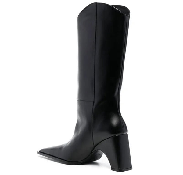 Women Fashion Pointed Toe Mid-Calf Boots