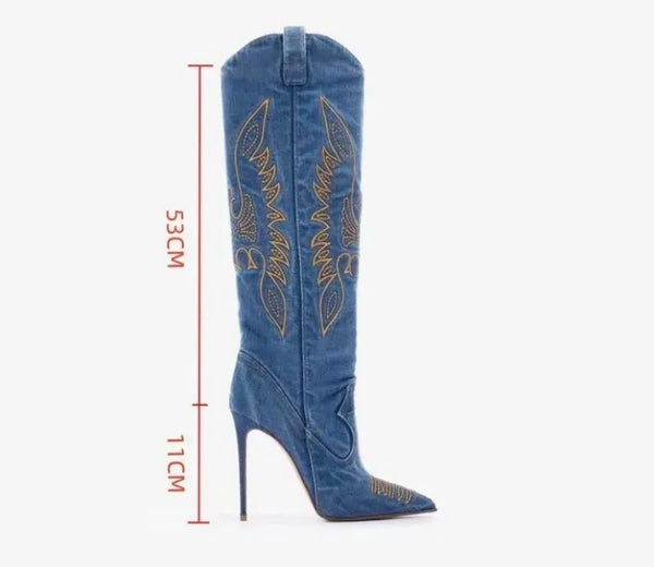 Women Fashion Ankle/Knee High Western Boots